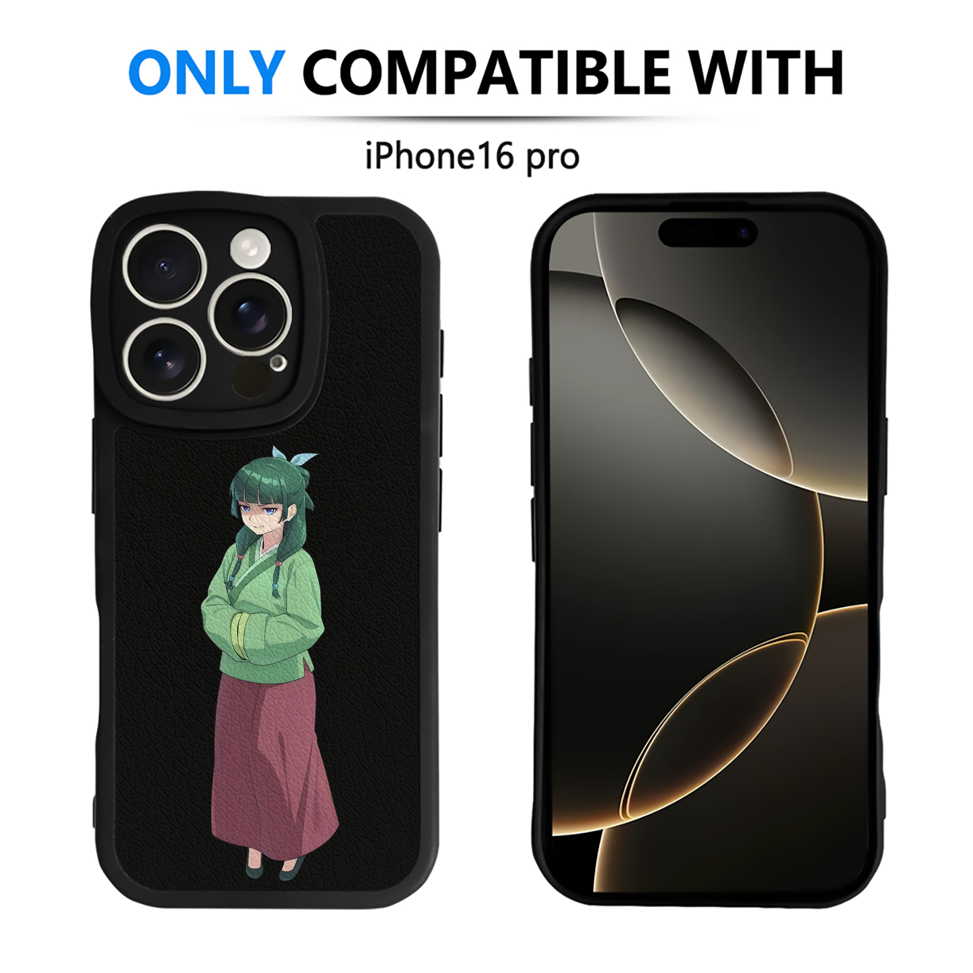 薬屋のひとりごと The Apothecary Diaries 【iPhone 16シリーズ対応】シリコンスマホケース（レザー調） 材質：シリコン